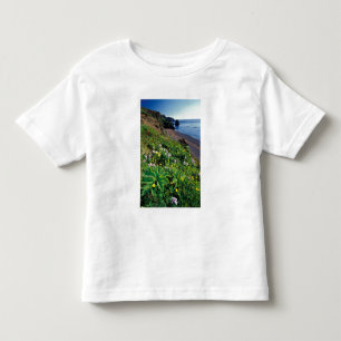 Camiseta De Bebé NA, EE. UU., Alaska, Islas Semidi, Flores silvestr