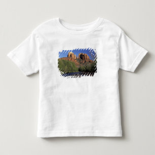 Camiseta De Bebé NA, EE. UU., Arizona, Sedona. Cathedral Rock y Oak