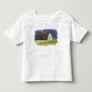 Camiseta De Bebé NA, EE. UU., Idaho, al sur de Genesse, campo de ca