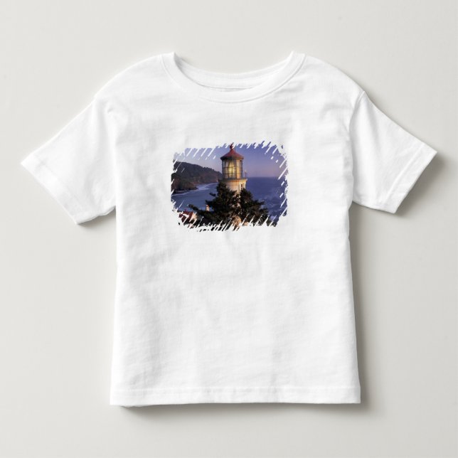Camiseta De Bebé NA, EE. UU., Oregón, Faro de Heceta Head, (Anverso)