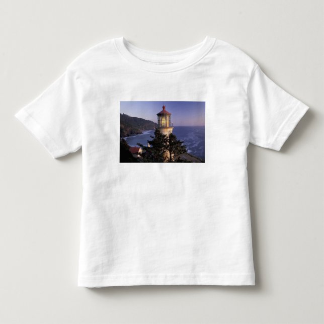 Camiseta De Bebé NA, EE. UU., Oregón, Faro Heceta Head, (Anverso)
