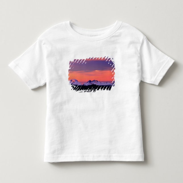 Camiseta De Bebé NA, EE. UU., Oregón, Las montañas Three Sisters (Anverso)