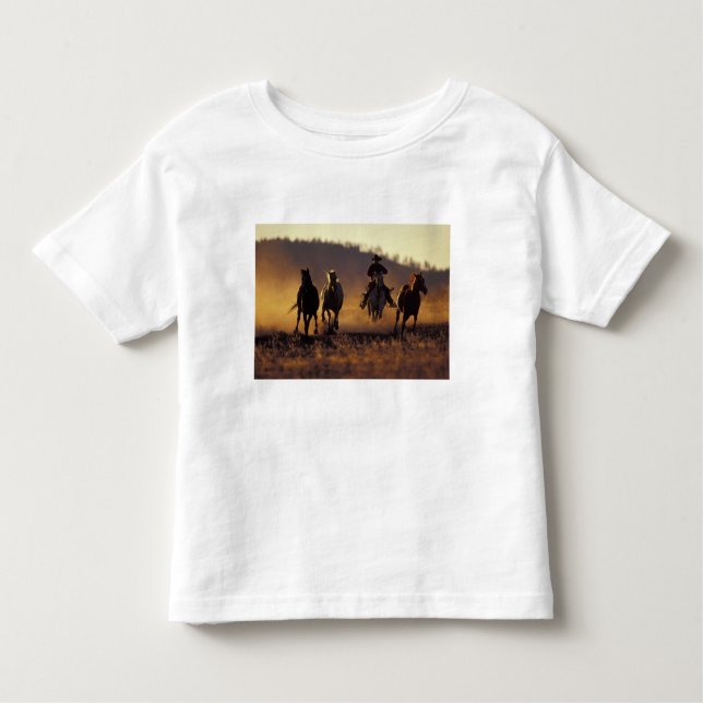Camiseta De Bebé NA, EE.UU., Oregon, Seneca, Ponderosa Ranch, Cowbo (Anverso)