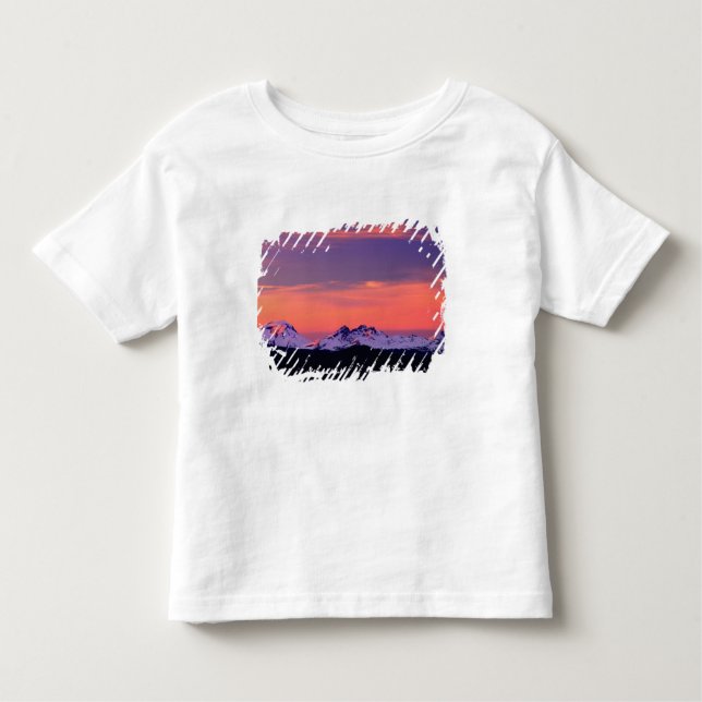 Camiseta De Bebé NA, EEUU, Oregón, Las Montañas De Las Tres Hermana (Anverso)
