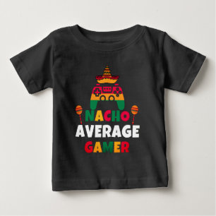 Camiseta De Bebé Nacho promedio de jugadores mexicanos de juego Cin