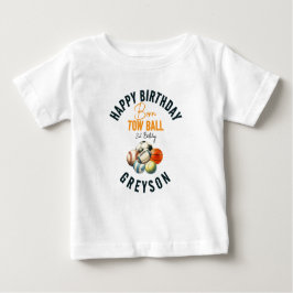 Camiseta De Bebé Nacido 2 Ball Sport niño temático segundo Fiesta d