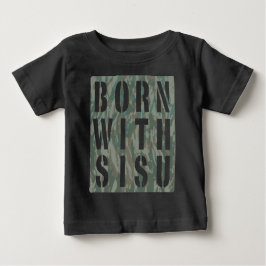 Camiseta De Bebé Nacido con Sisu Camo 3