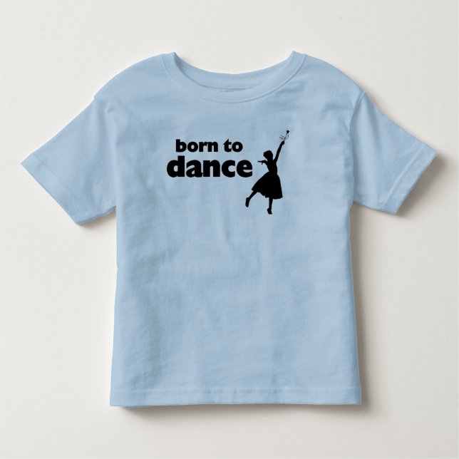 Camiseta De Bebé Nacido en ballet de baile (Anverso)