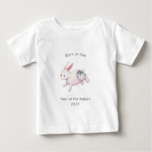 Camiseta De Bebé Nacido en el Año del Conejo Zodiaco Chino