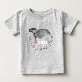 Camiseta De Bebé Nacido en OX Año Nuevo Chino 2021 Baby Tee