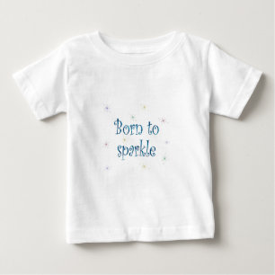 Camiseta De Bebé Nacido en Sparkle
