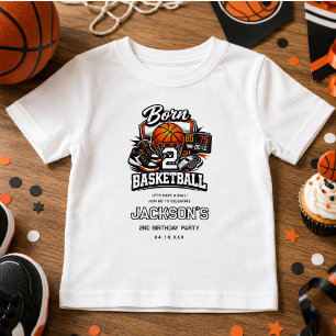 Camiseta De Bebé Nacido para Baloncesto Cumpleaños Temático de De