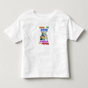 Camiseta De Bebé Nacido Para Leer Forzado A Trabajar