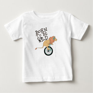 Camiseta De Bebé Nacido Para Ser León Salvaje