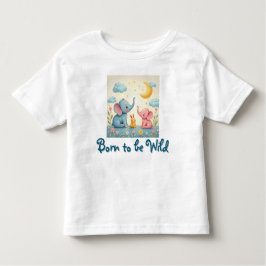 Camiseta De Bebé Nacido para ser salvaje