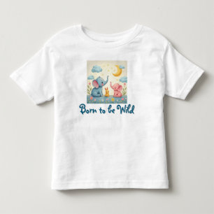 Camiseta De Bebé Nacido para ser salvaje