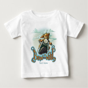 Camiseta De Bebé Nacido para ser salvaje