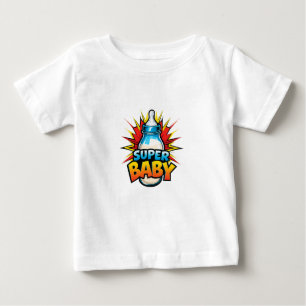 Camiseta De Bebé Nacido para ser súper