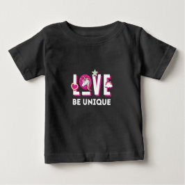 Camiseta De Bebé Nacido para ser un animal de unicornio mágico