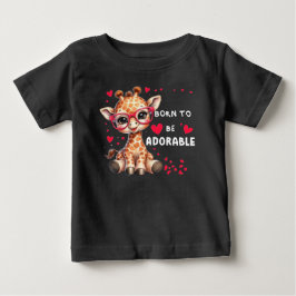 Camiseta De Bebé Nacido para ser una camiseta bebé adorable
