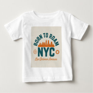 Camiseta De Bebé Nacido para vagar por NYC