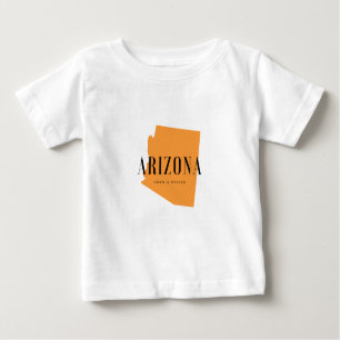 Camiseta De Bebé Nacido y criado en Arizona