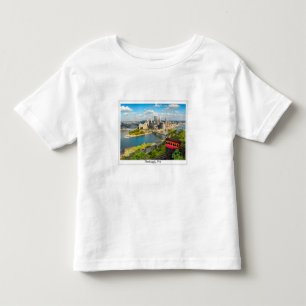 Camiseta De Bebé Nacido y criado en Pittsburgh PA