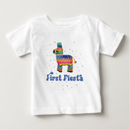 Camiseta De Bebé Nacimiento de Boy First Fiesta