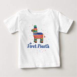 Camiseta De Bebé Nacimiento de Boy First Fiesta