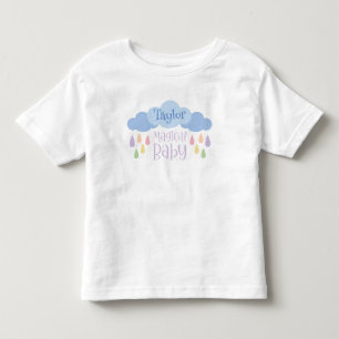 Camiseta De Bebé Nacimiento mágico de bebé pasto Lluvia y Cloud Nom