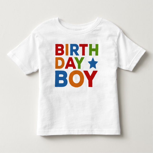 Camiseta De Bebé Nacimiento niño multicolor (Anverso)