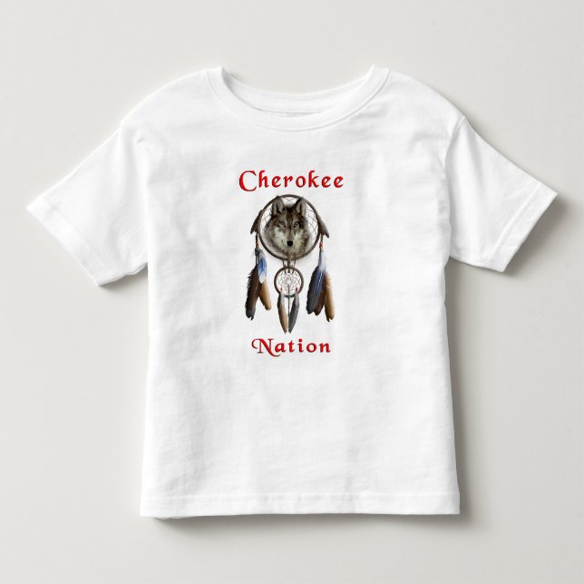 Camiseta De Bebé Nación de Cherokee (Anverso)
