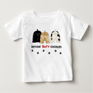 Camiseta De Bebé Nada empalma cocker