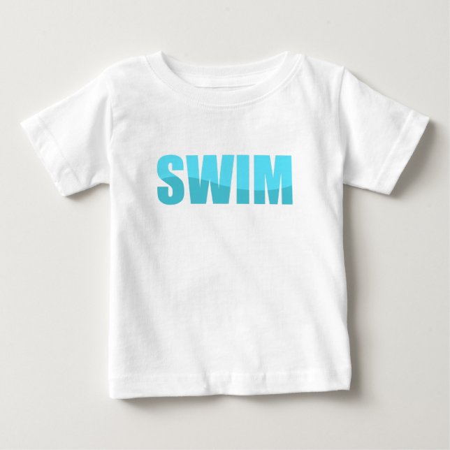 Camiseta De Bebé Nadar (Anverso)
