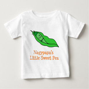 Camiseta De Bebé Nagypapa Pequeña Pea Dulce