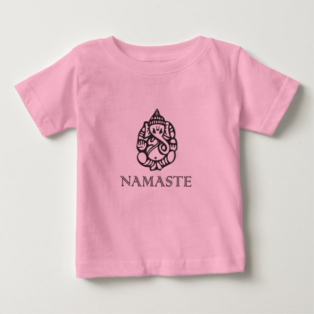 Camiseta De Bebé Namaste Infant Baby Shirt (Anverso)
