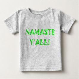 Camiseta De Bebé Namaste Y'All - Ropa de yoga para bebés