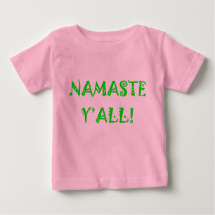 Camiseta De Bebé Namaste Y'All - Ropa de yoga para bebés