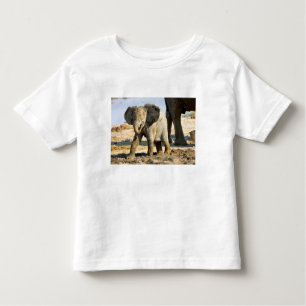 Camiseta De Bebé Namibia, África: Bebé elefante africano