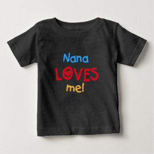 Camiseta De Bebé Nana me ama