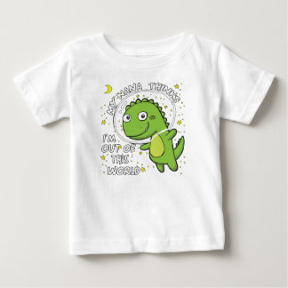 Camiseta De Bebé Nana piensa que estoy fuera de este mundo