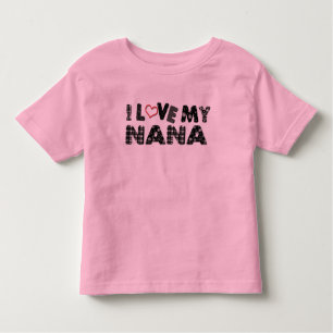 Camiseta De Bebé Nana Toddler Ringer T-Shirt