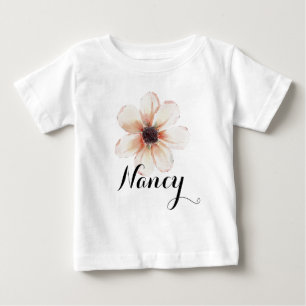 Camiseta De Bebé Nancy Nombre Ropa de Bebé Niña Revela Recién Nacid