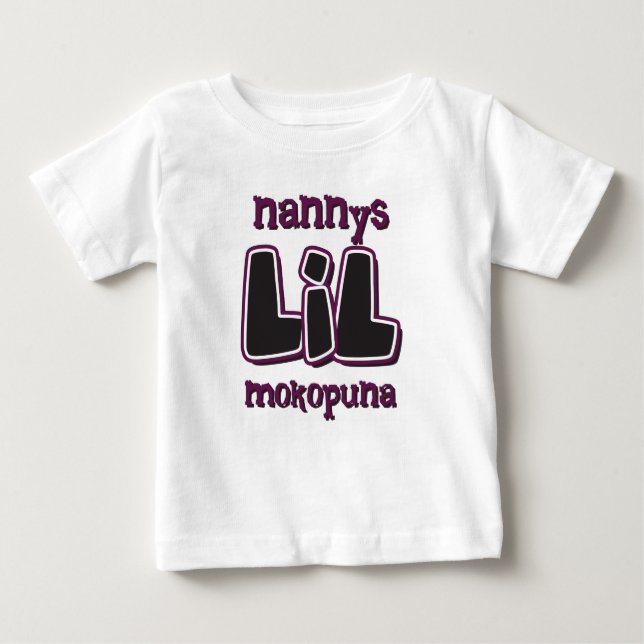 Camiseta De Bebé Nannys LIL Mokopuna (Anverso)