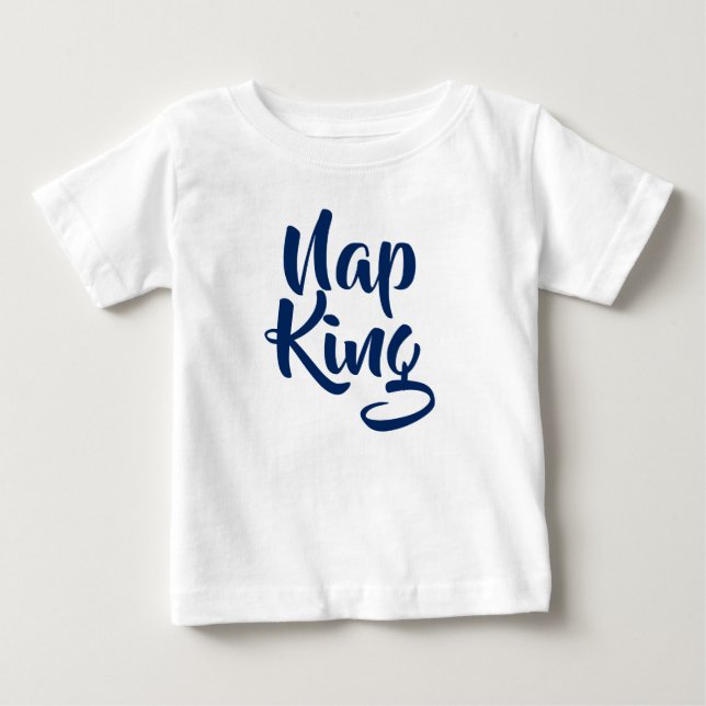 Camiseta De Bebé nap king (Anverso)