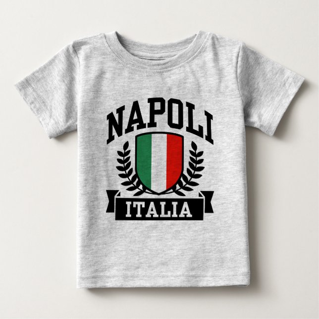 Camiseta De Bebé Napoli Italia (Anverso)