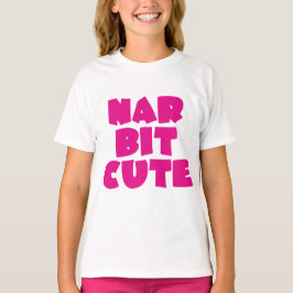 Camiseta De Bebé Nar Bit Cute (rosa)