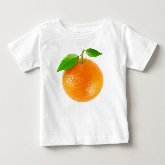 Camiseta De Bebé Naranja (Anverso)