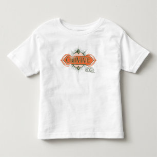 Camiseta De Bebé Naranja Art Deco Obliviate Spell Graphic