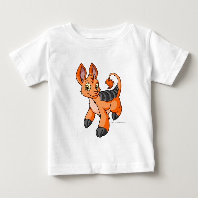 Camiseta De Bebé Naranja de Bori (Anverso)
